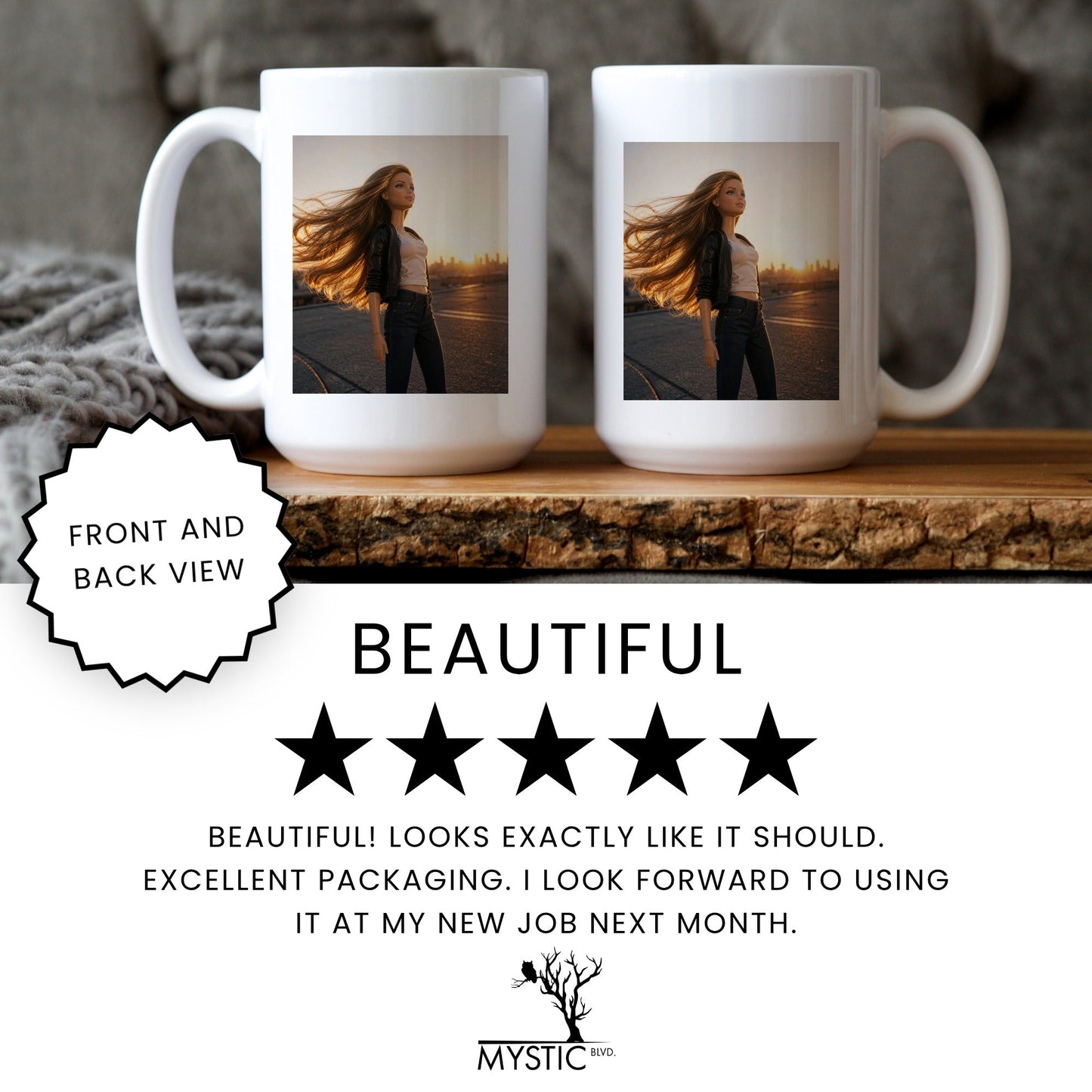 Main Character Doll Face Mug