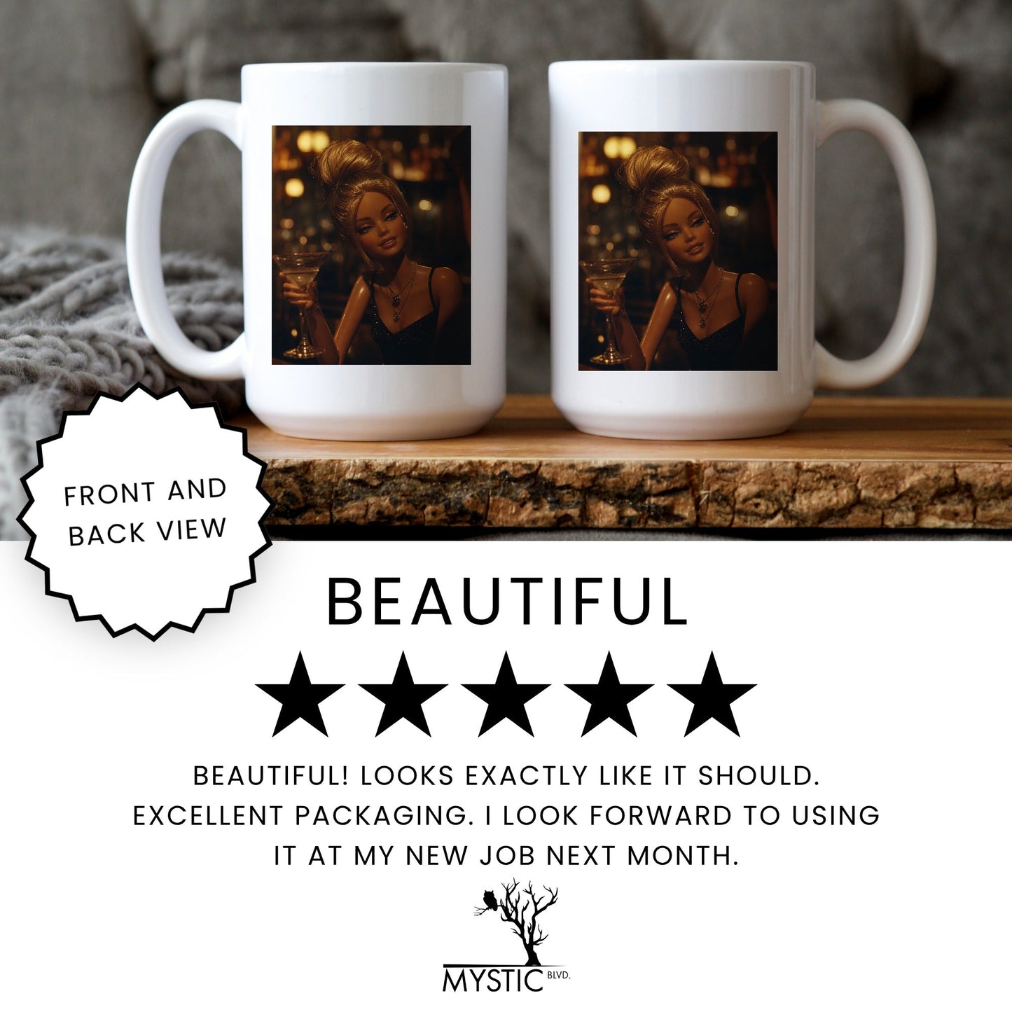 Networking Doll Face Mug
