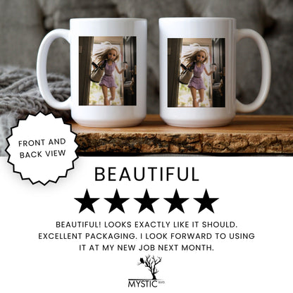 On My Way Doll Face Mug