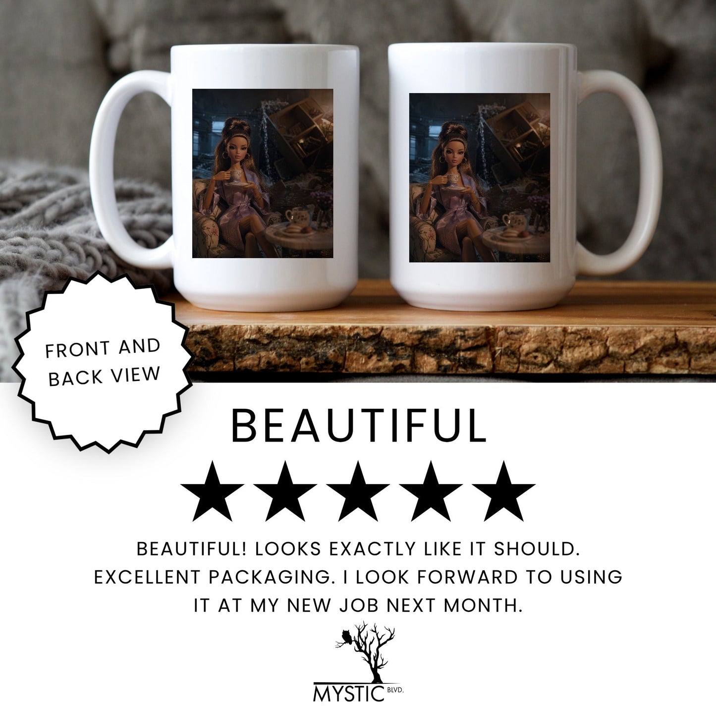 Unbothered Doll Face Mug