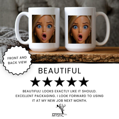 Offended Doll Face Mug