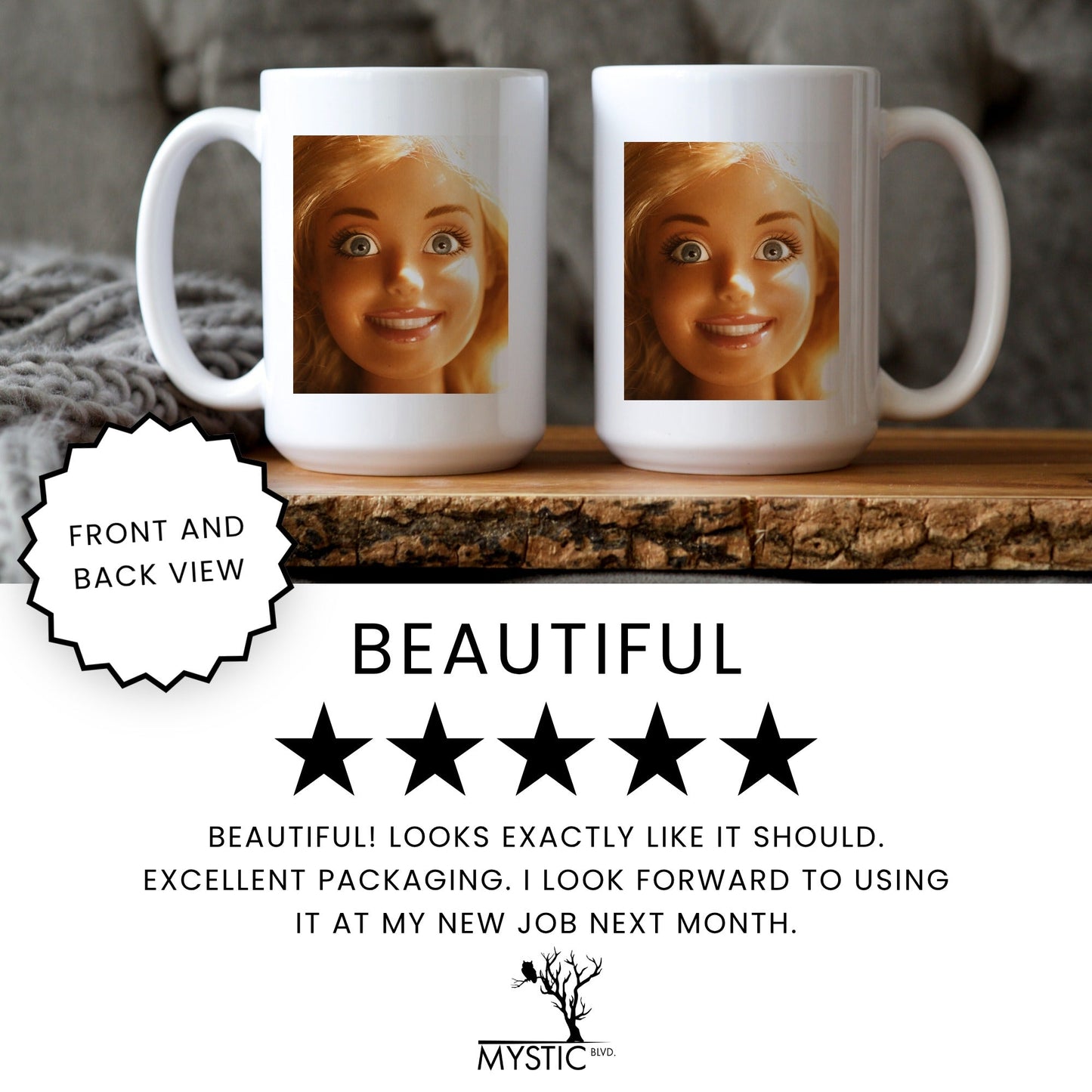 Unhinged Doll Face Mug