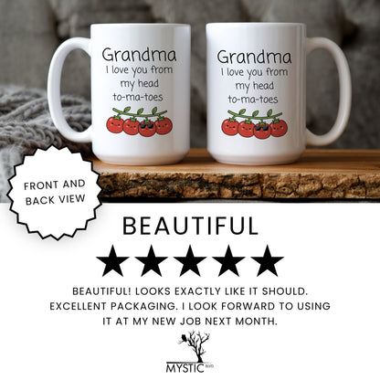 Lifestyle Photo #7 Grandma to Ma Toes Mug