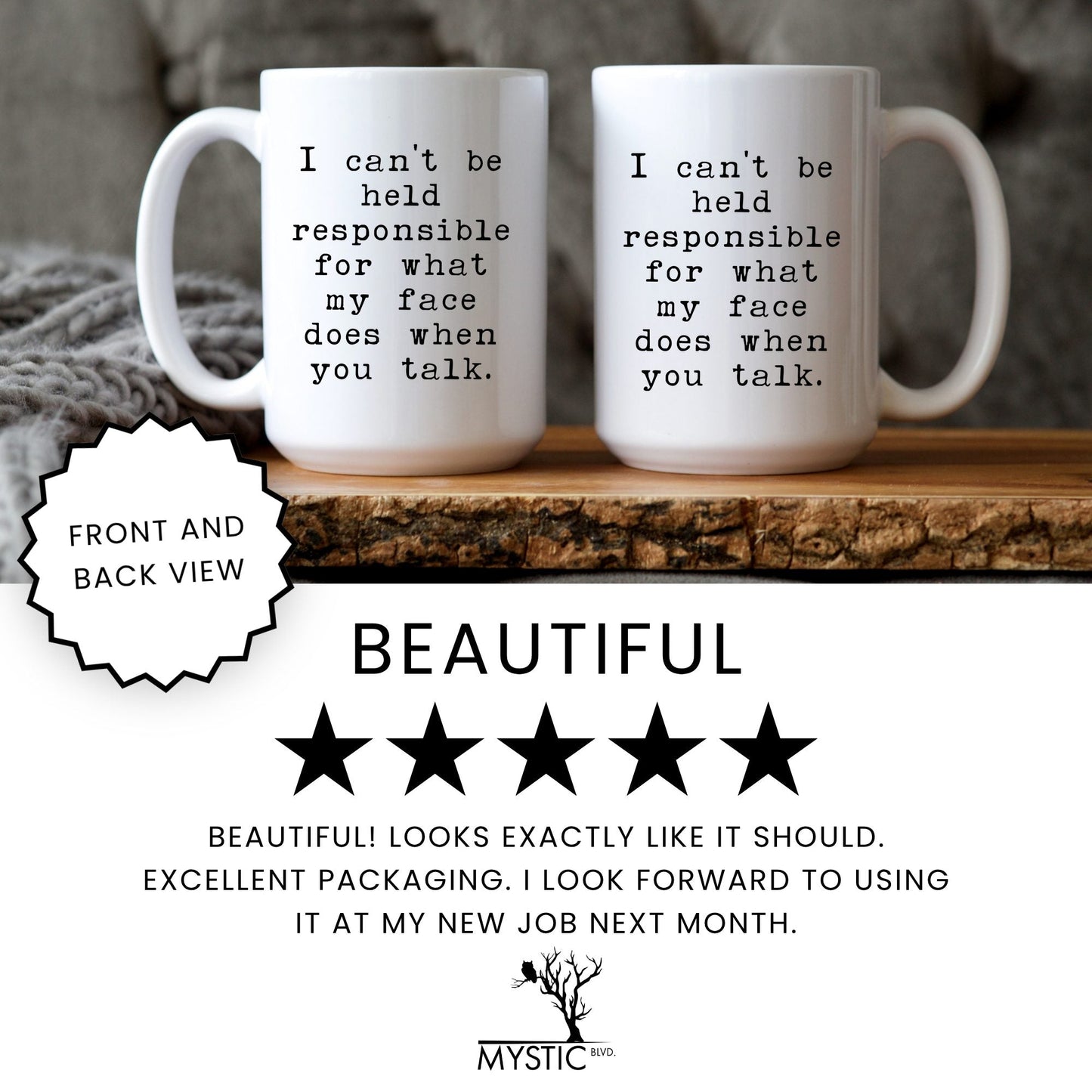 Lifestyle Photo #7 What My Face Does When You Talk Mug