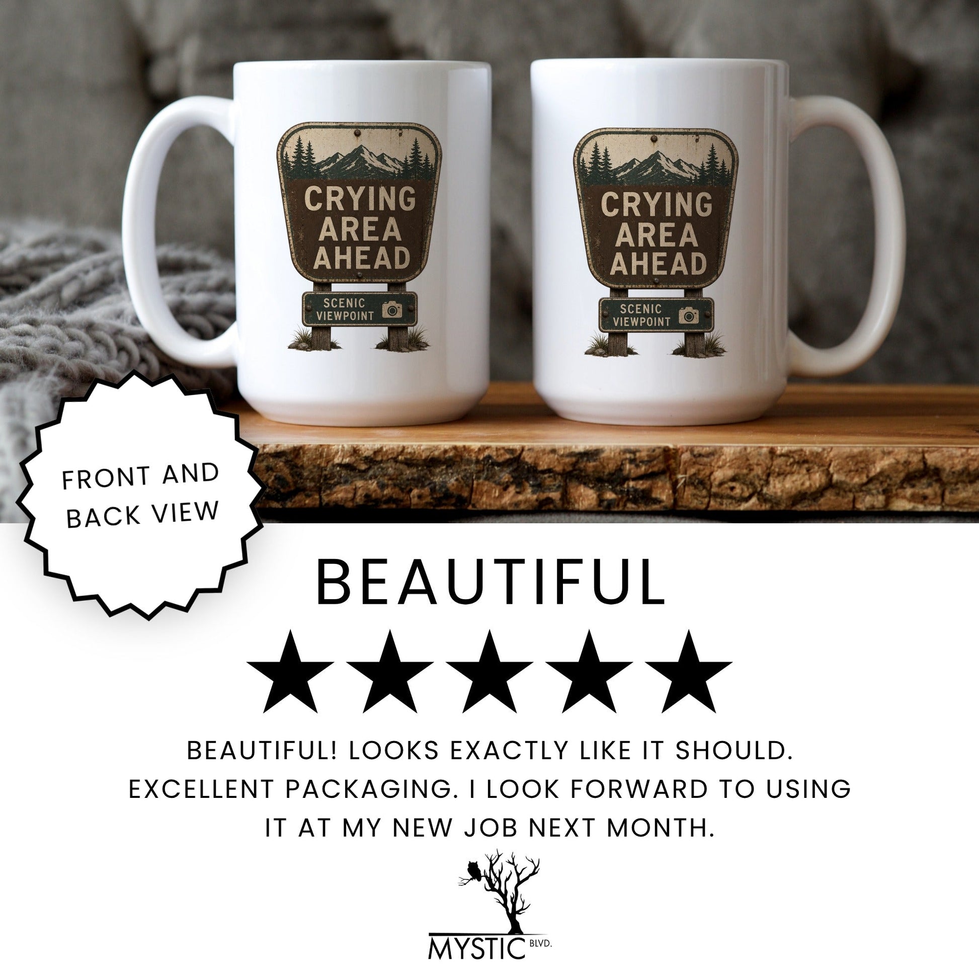 Lifestyle Photo #7 Crying Area Ahead Mug