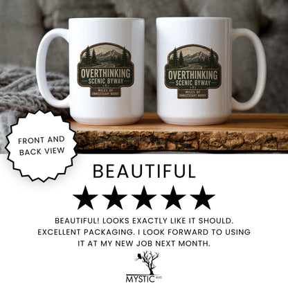 Lifestyle Photo #7 Overthinking Scenic Byway Mug