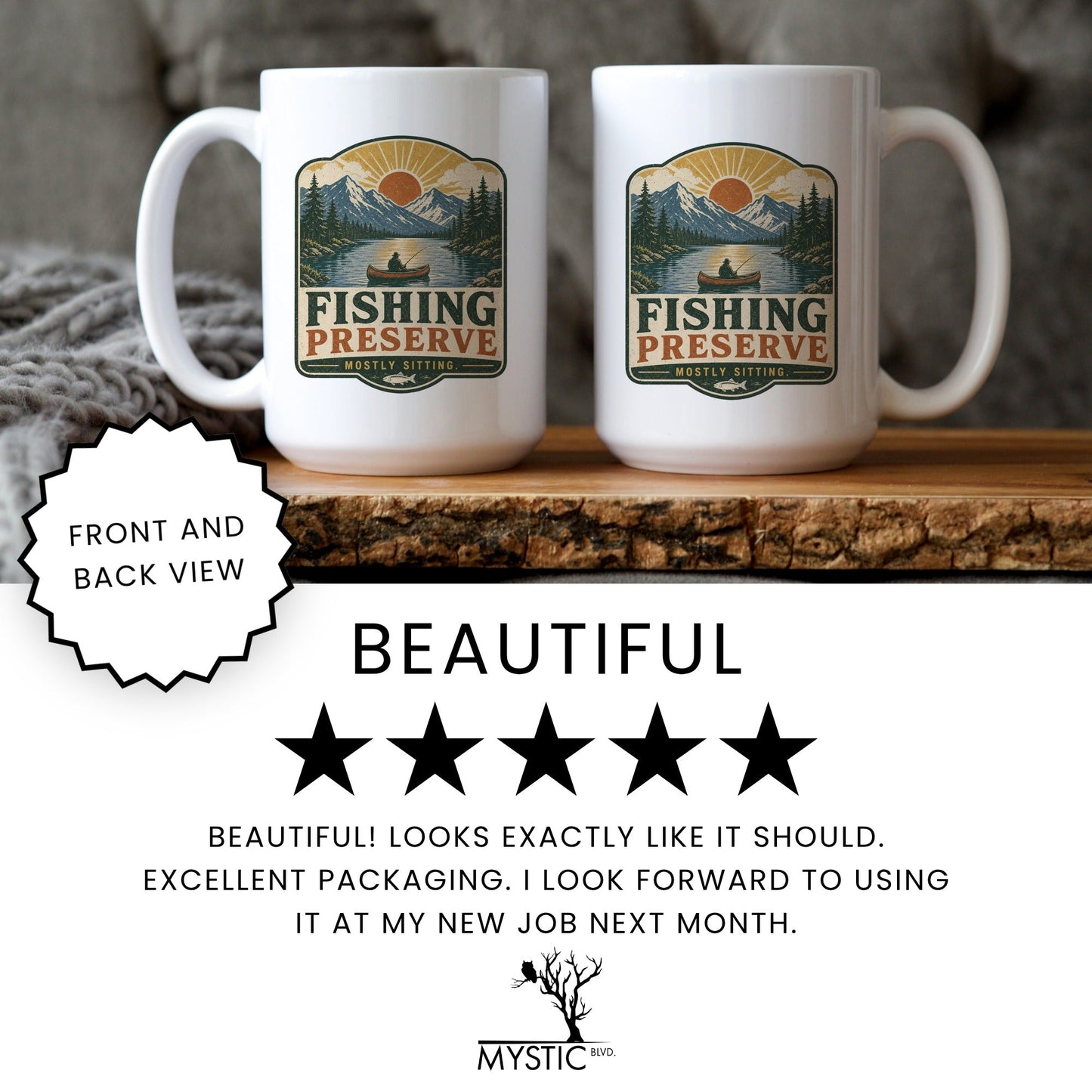 Fishing Preserve coffee mug scene 7