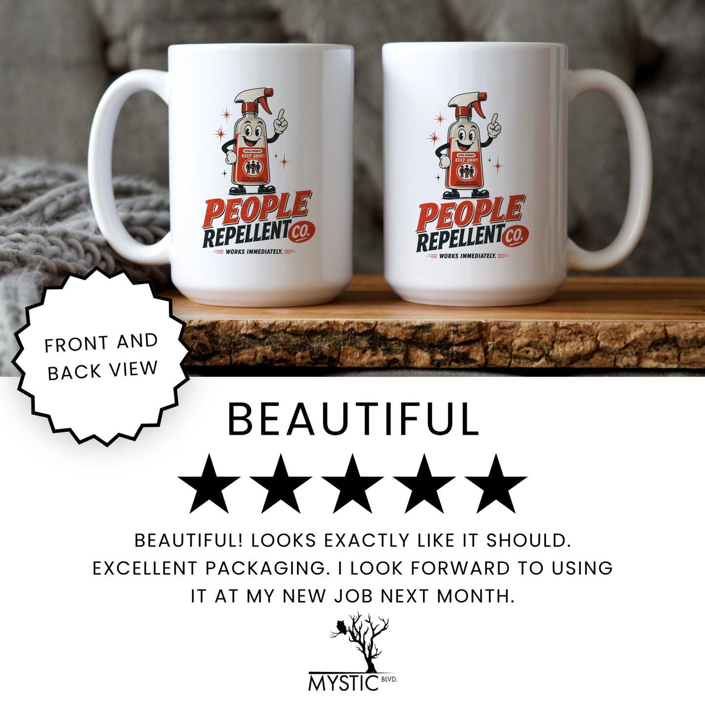 People Repellent Mug - lifestyle photo