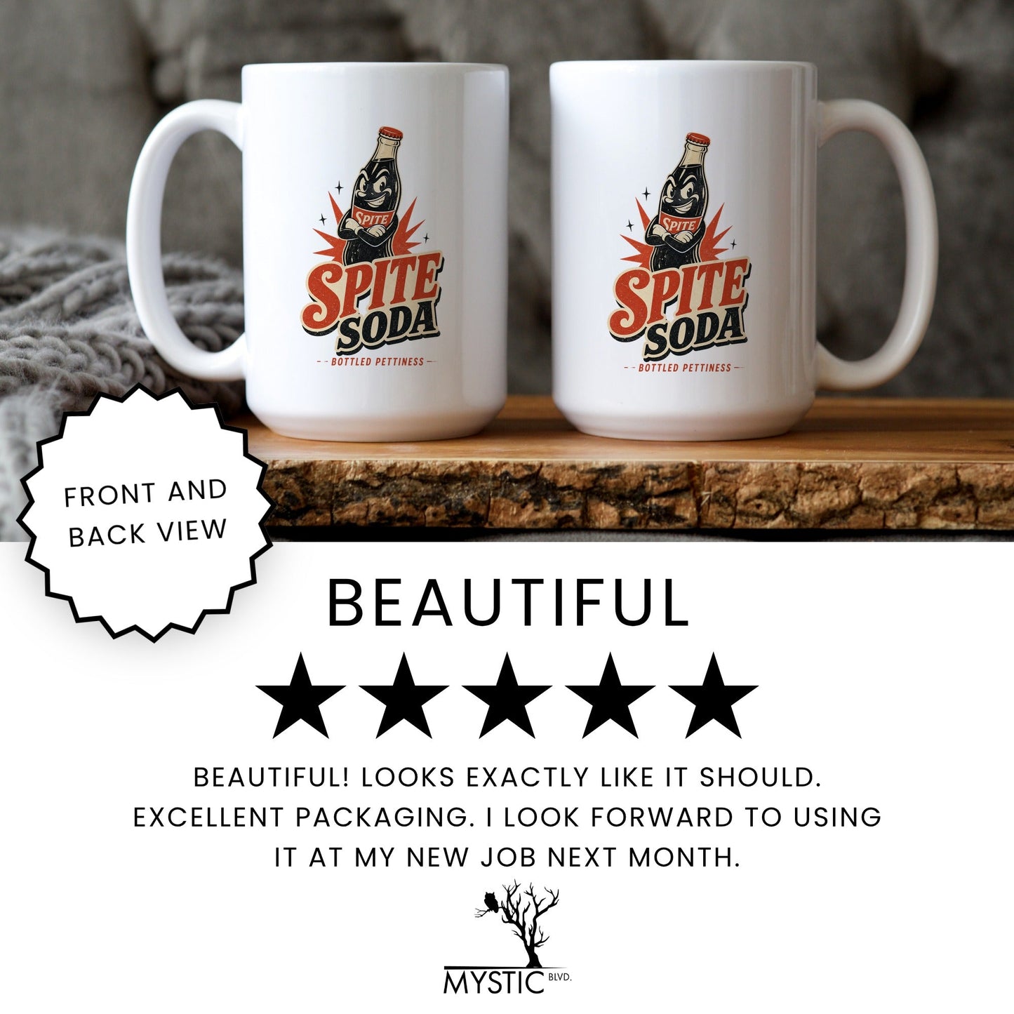 Spite Soda Mug - lifestyle photo