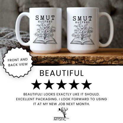 Smut Happens mug lifestyle scene 7