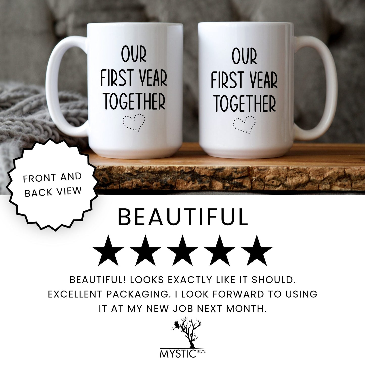 Lifestyle Photo #7 Our First Year Together Mug