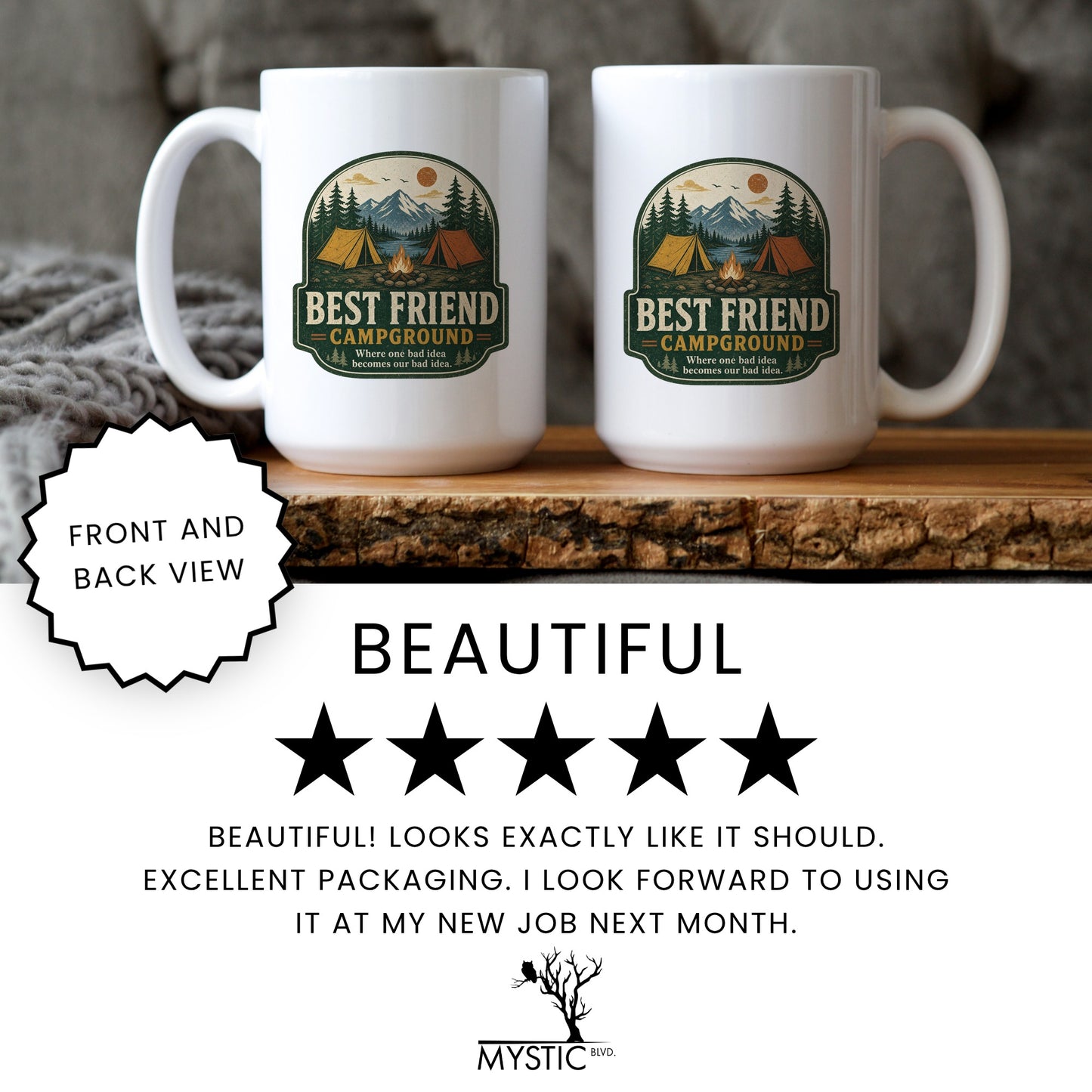 Best Friend Campground Mug