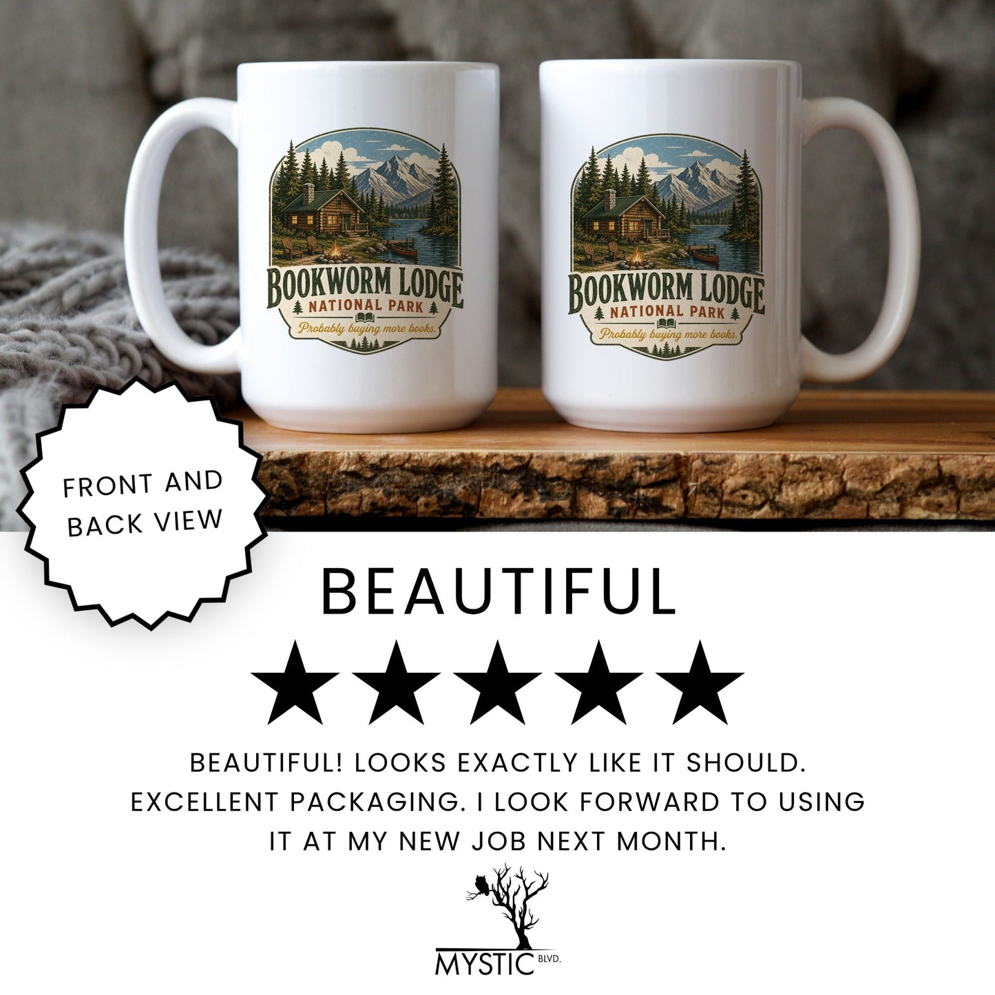 Bookworm Lodge National Park coffee mug scene 7