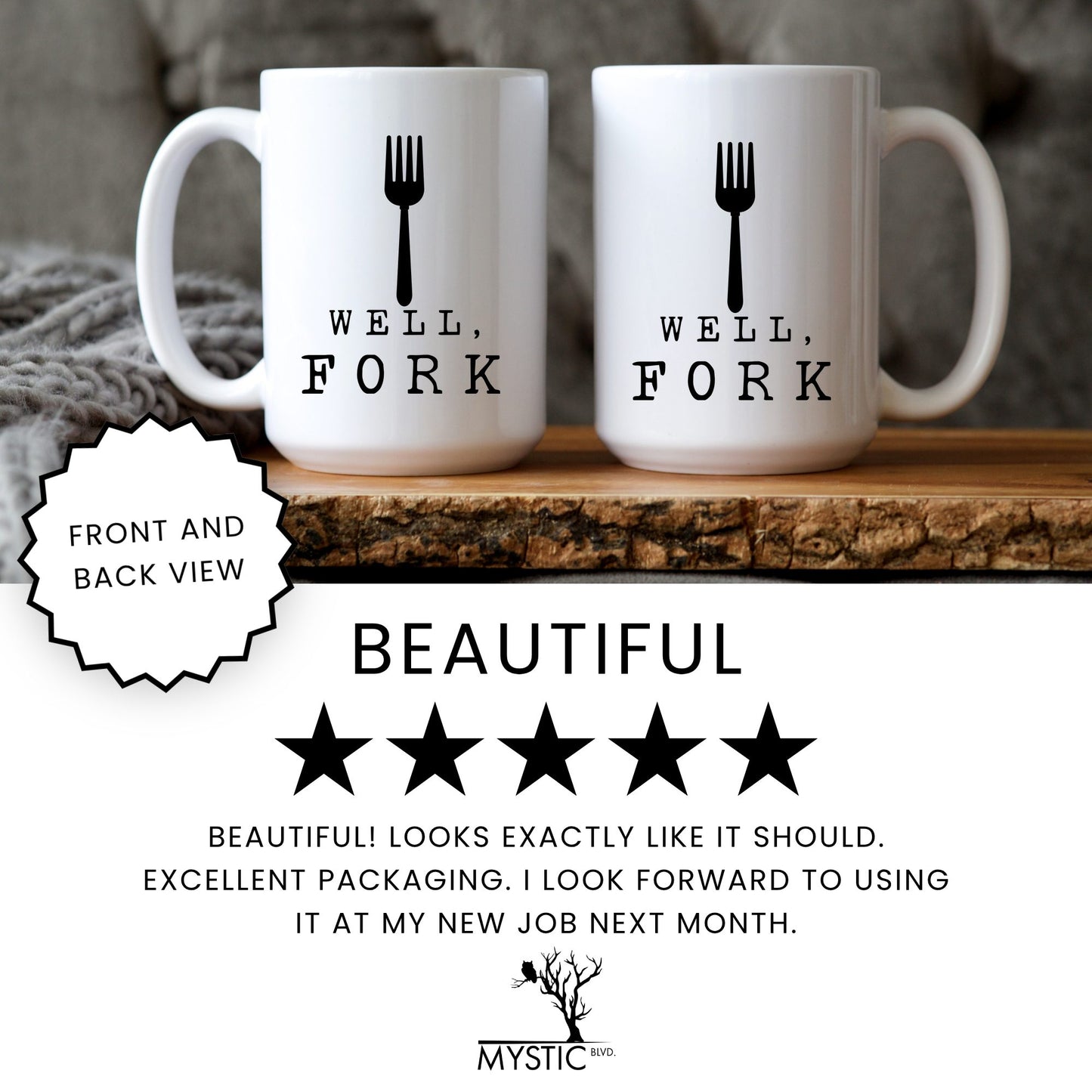Well Fork Coffee Mug