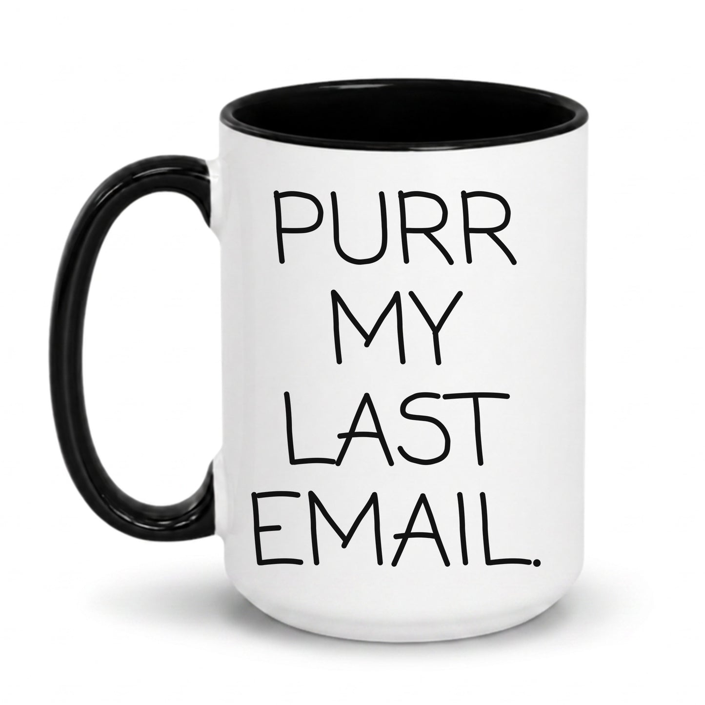 Purr My Last Email Mug