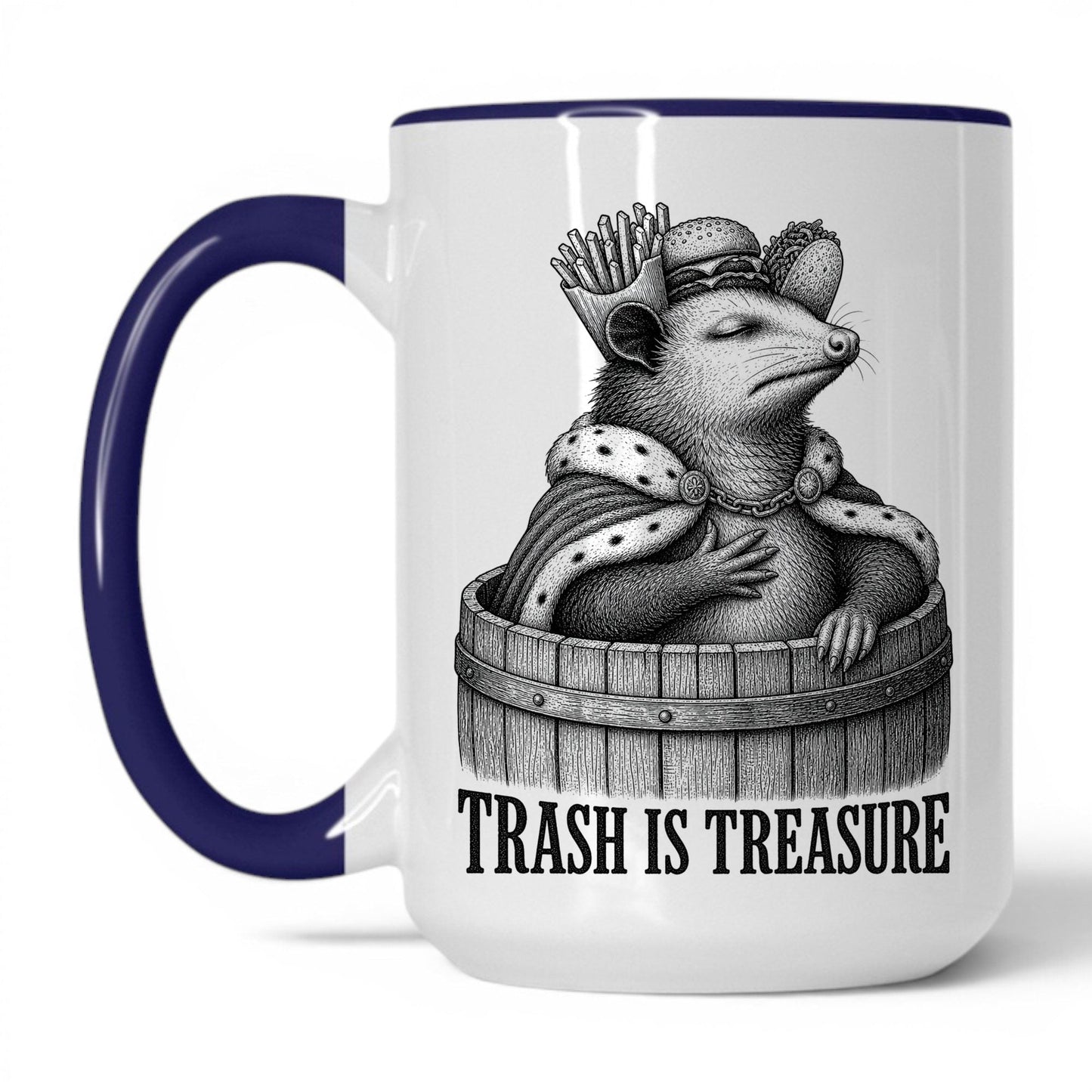 Trash Is Treasure Opossum Coffee Mug