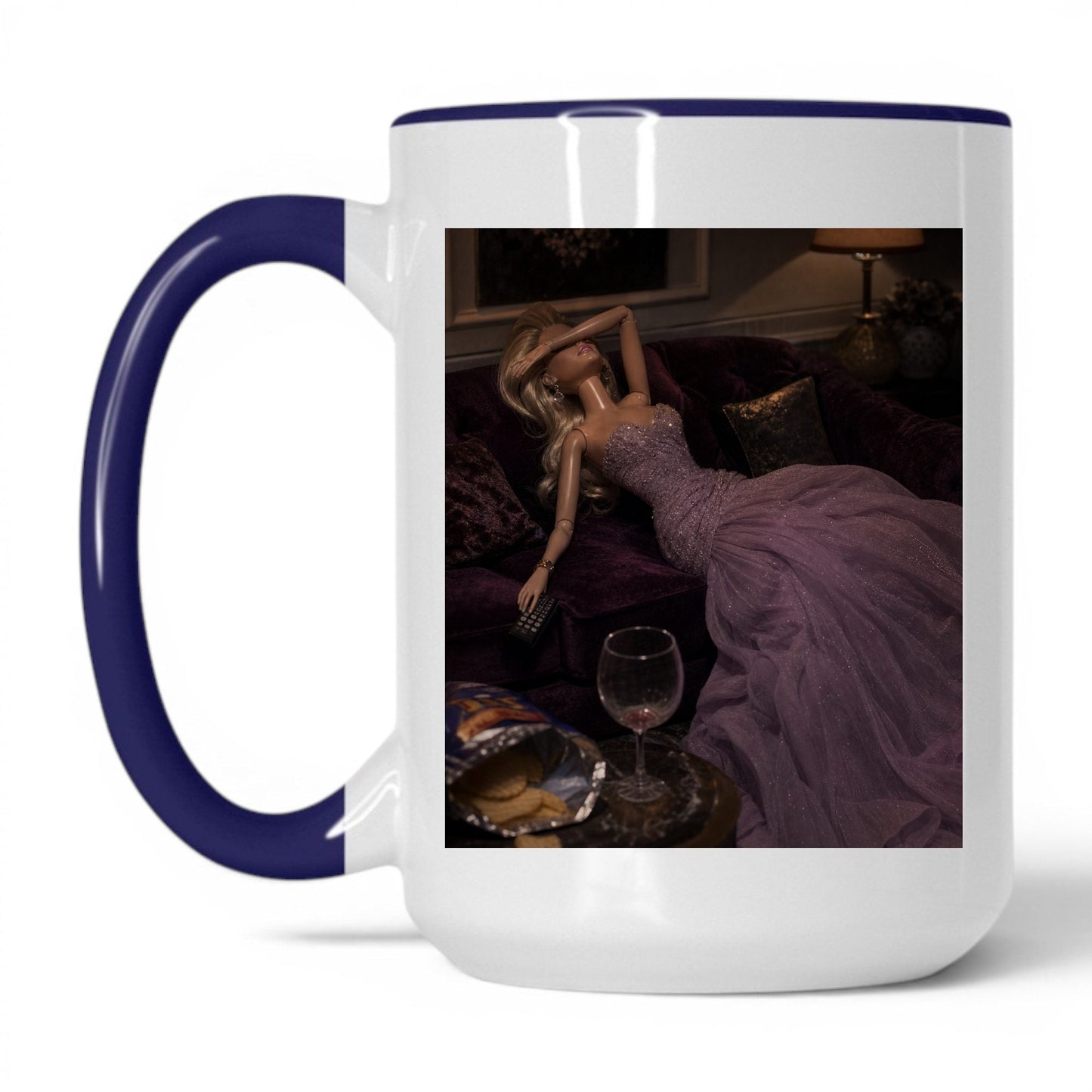 Resting Doll Face Coffee Mug