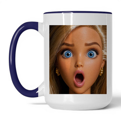 Offended Doll Face Coffee Mug