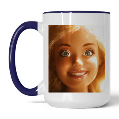 Unhinged Doll Face Coffee Mug