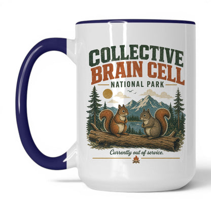 Collective Brain Cell National Park Mug – 15oz White/Midnight Blue Mug