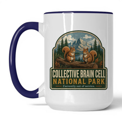 Collective Brain Cell Park Mug – 15oz White/Midnight Blue Mug