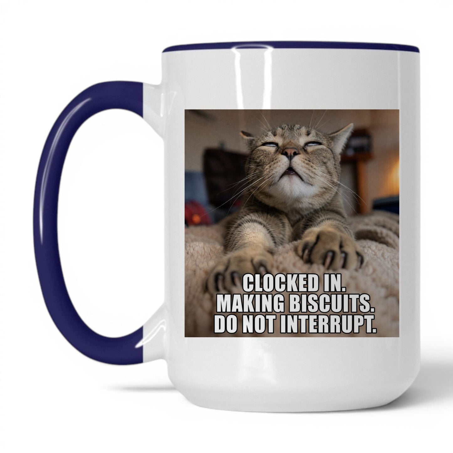 Making Biscuits Cat Coffee Mug