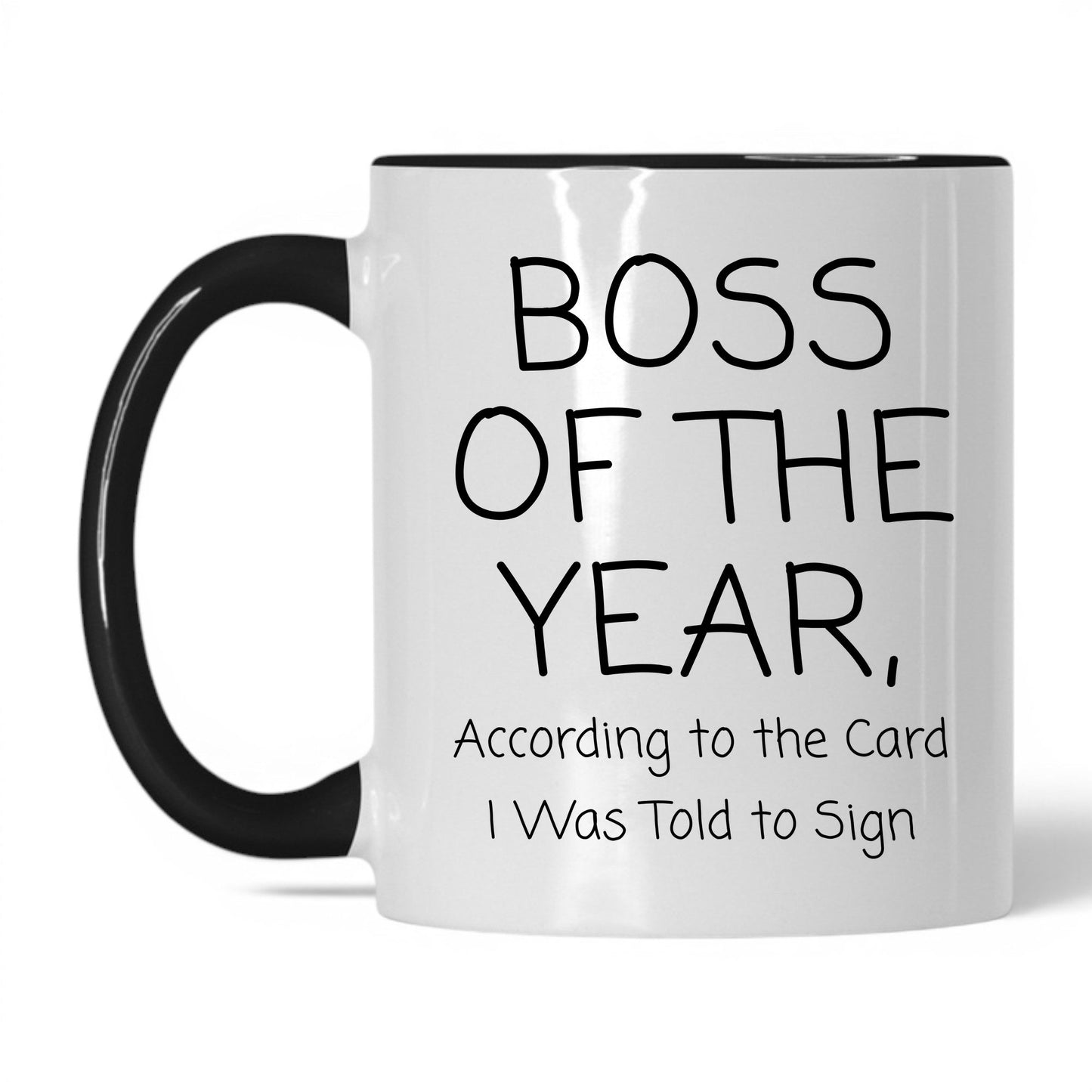 Boss of the Year Card Coffee Mug