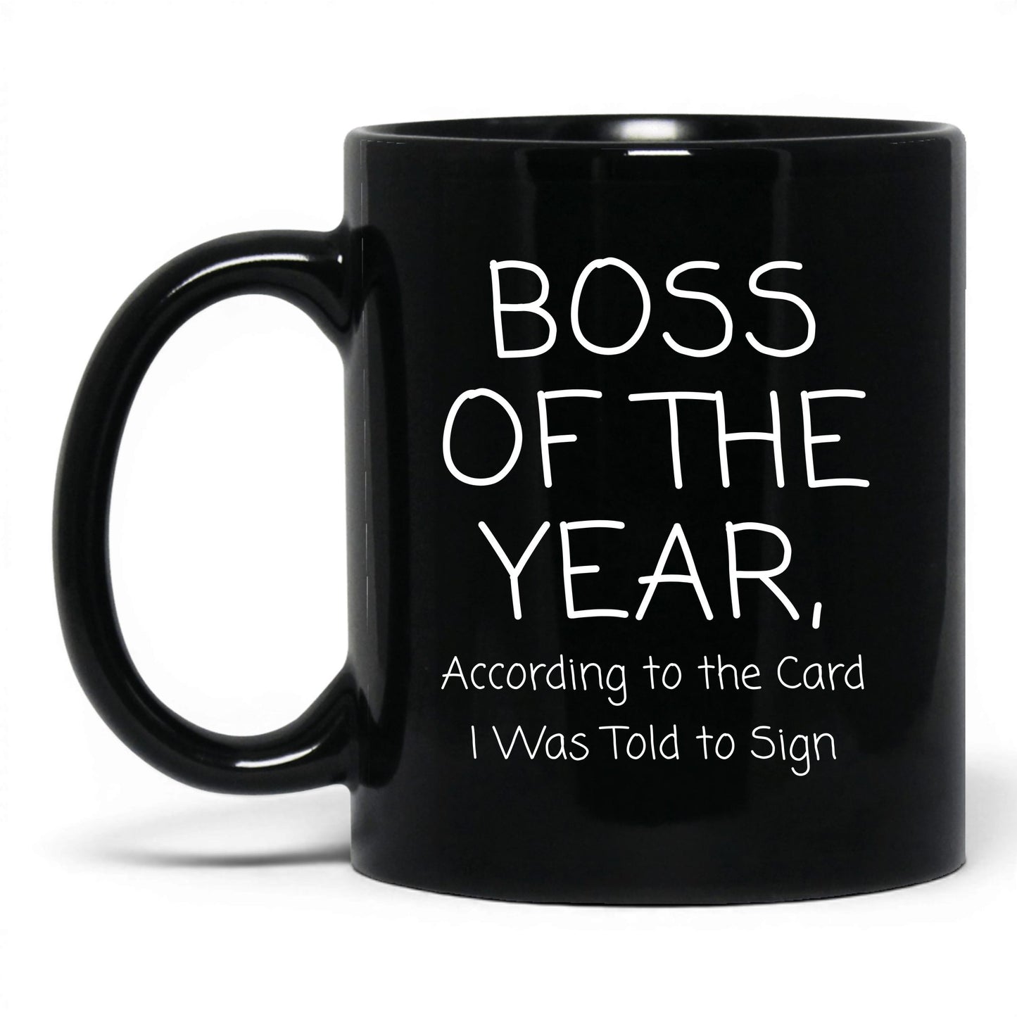 Boss of the Year Card Coffee Mug
