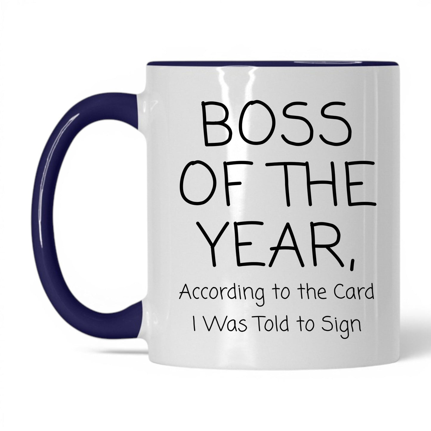 Boss of the Year Card Coffee Mug