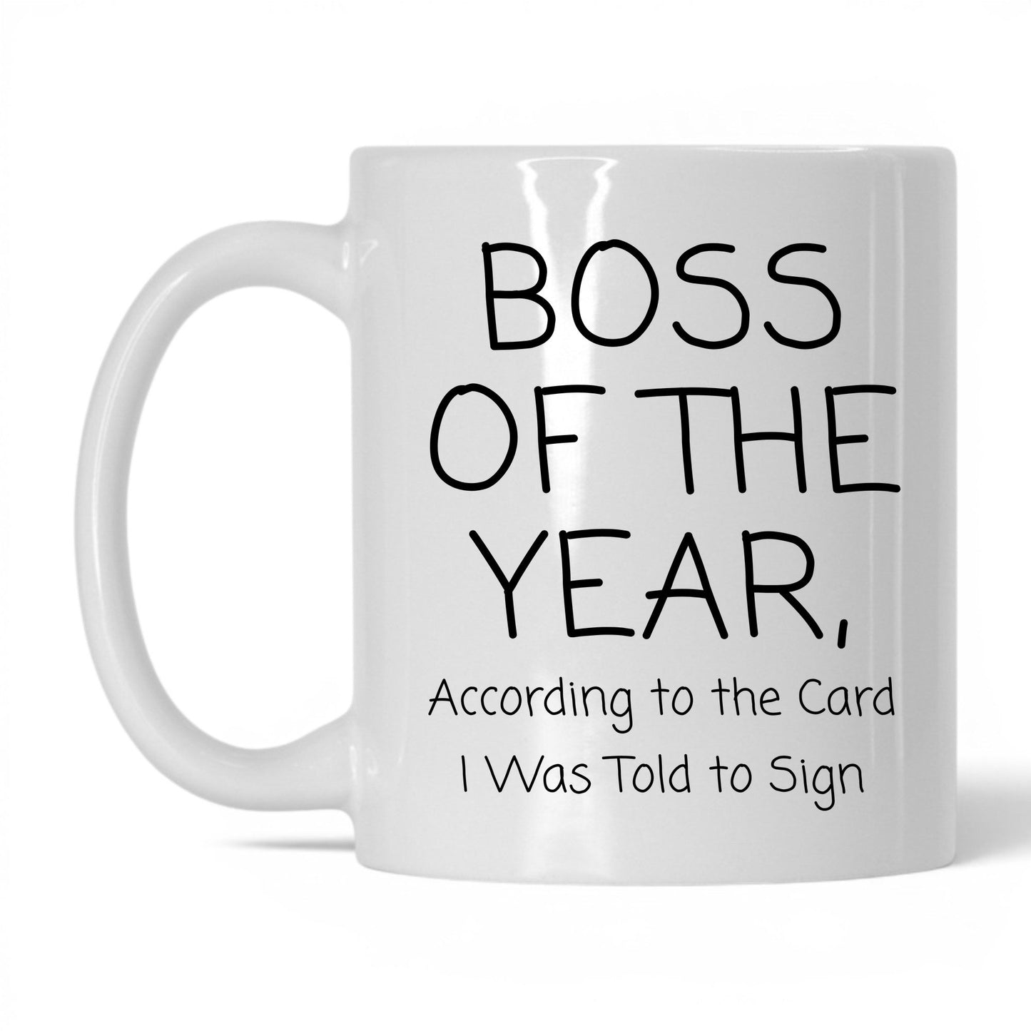 Boss of the Year Card Coffee Mug