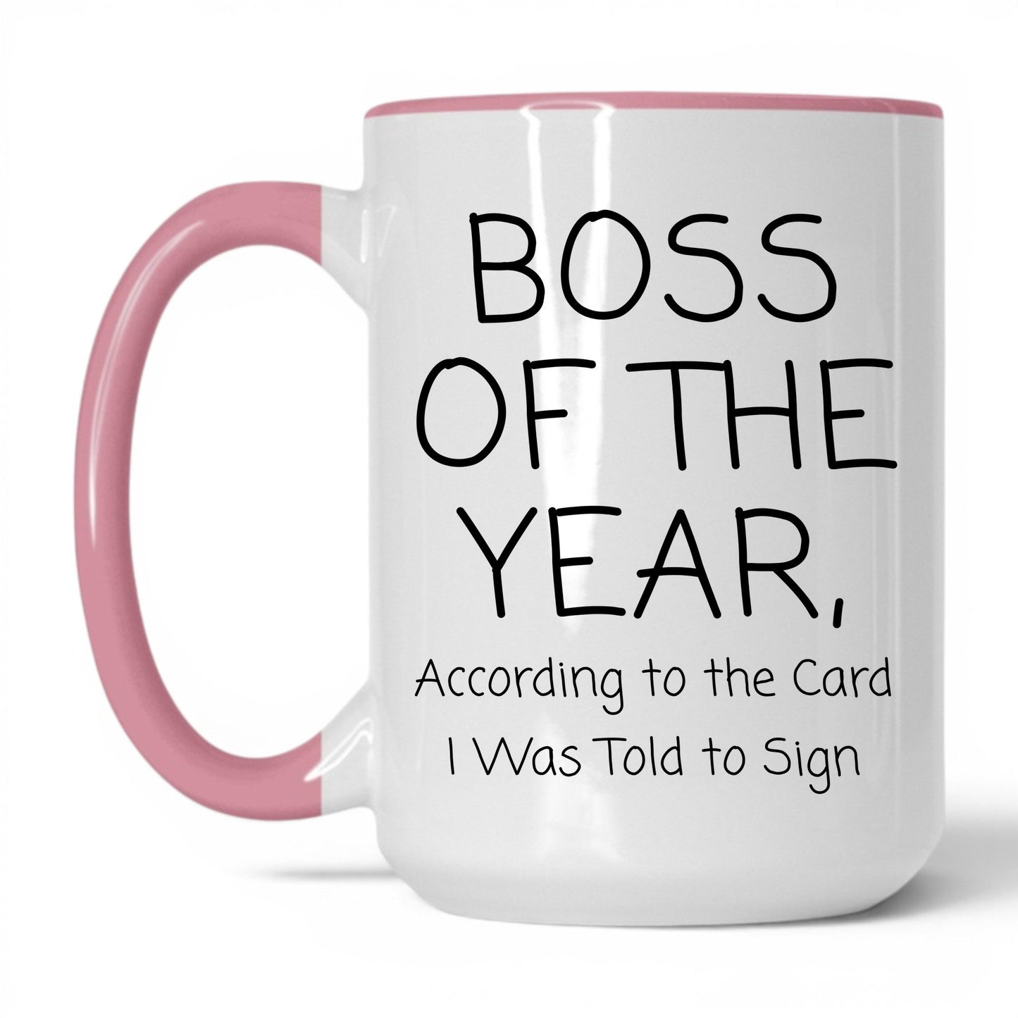 Boss of the Year Card Coffee Mug