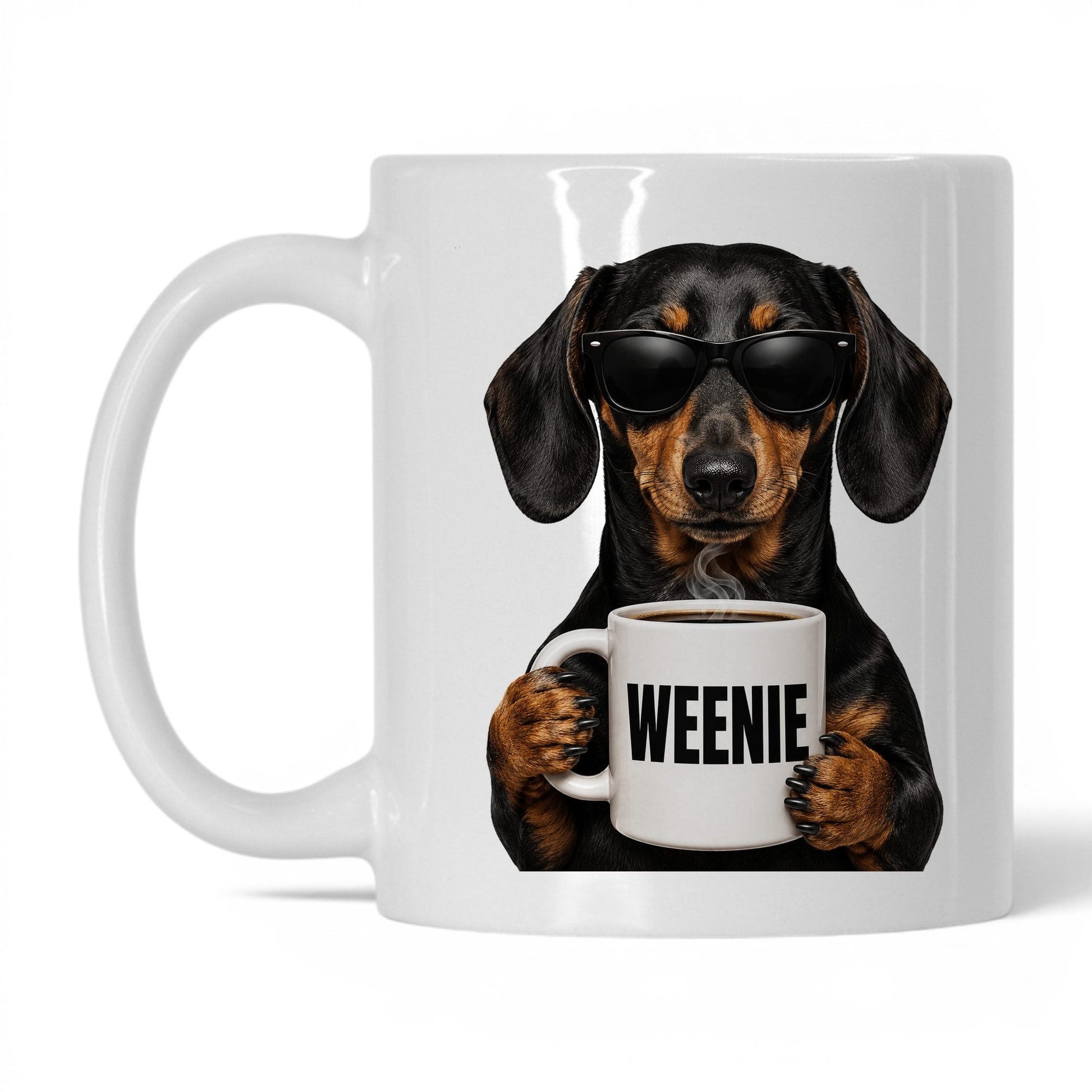 Dachshund Weenie coffee mug — 11oz White