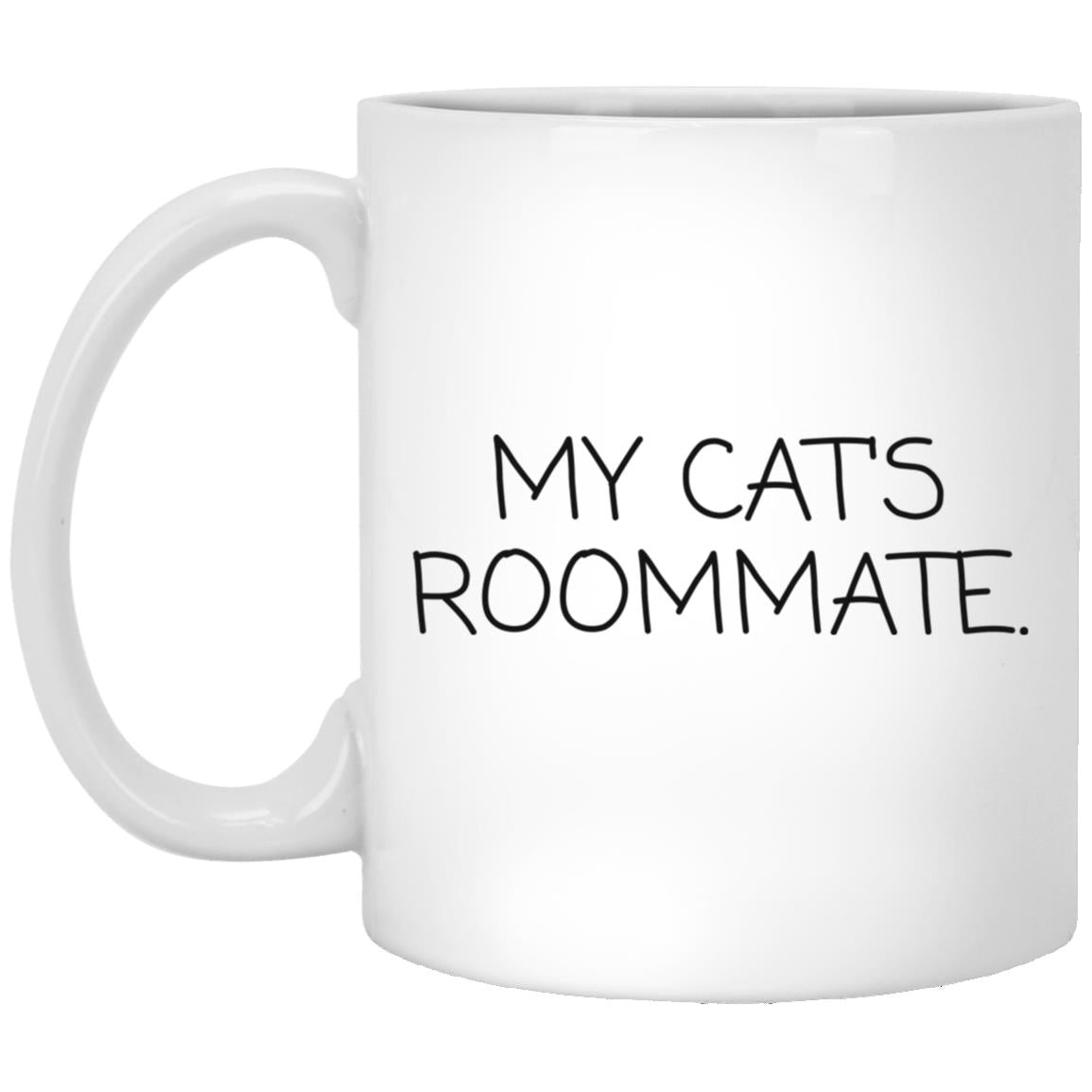 My Cat's Roommate coffee mug