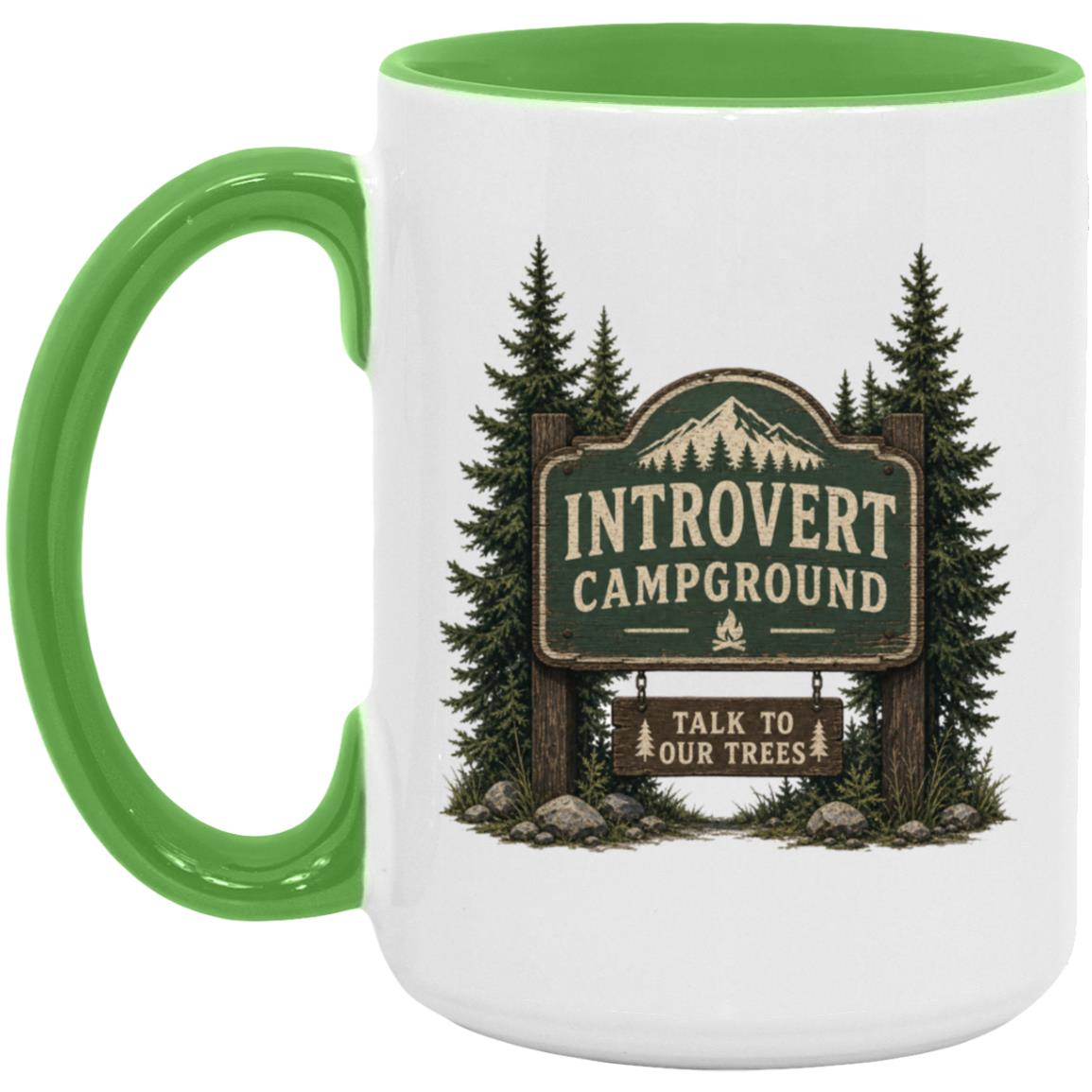 Introvert Campground coffee mug