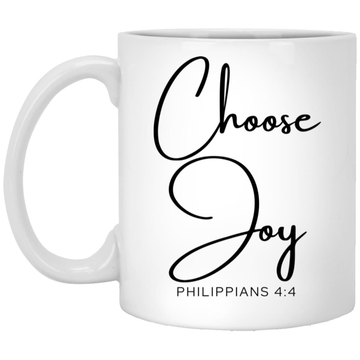 Choose joy. coffee mug
