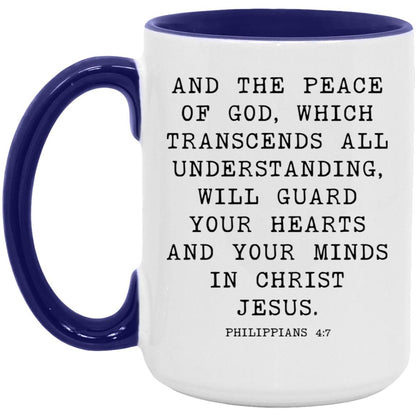 Peace of God Bible Verse coffee mug