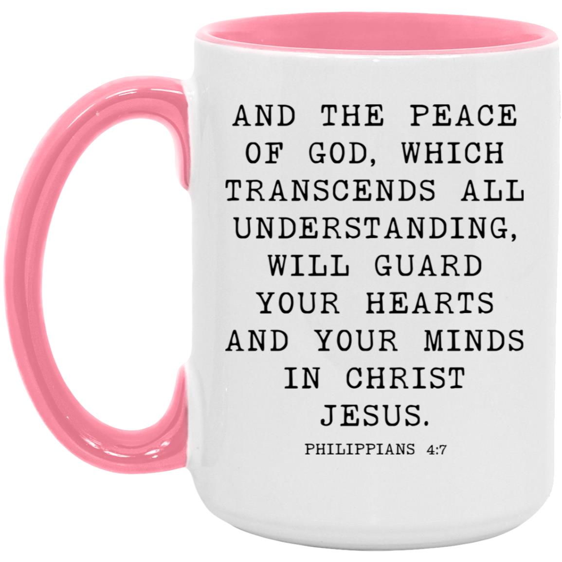Peace of God Bible Verse coffee mug