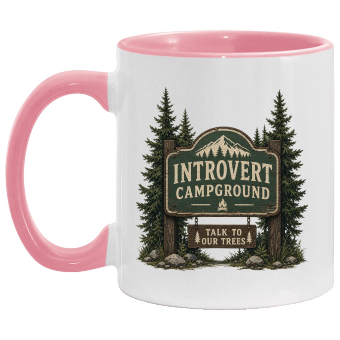 Introvert Campground coffee mug