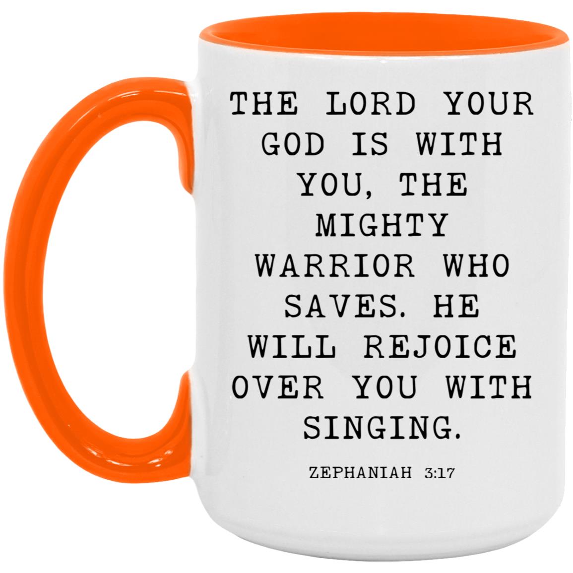 The Lord is With You Bible Verse coffee mug
