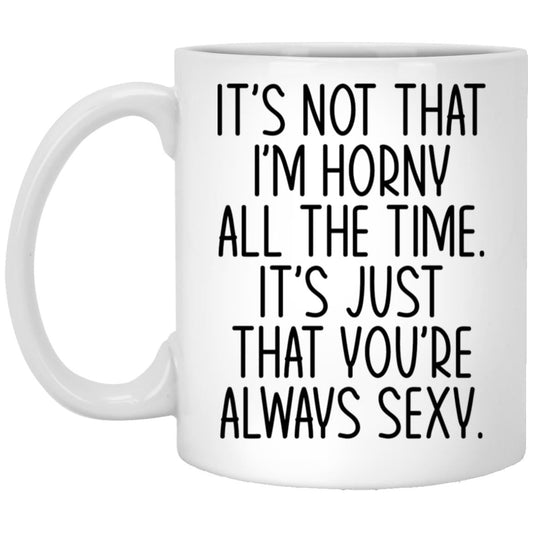 Funny naughty valentine coffee mug