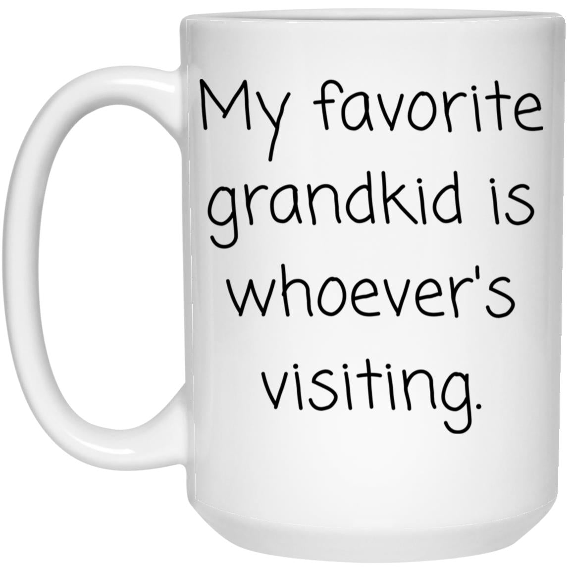 Grandkid Coffee Mug - Funny Favorite Grandkid Gift
