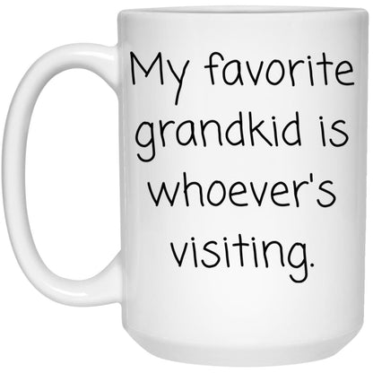 Grandkid Coffee Mug - Funny Favorite Grandkid Gift