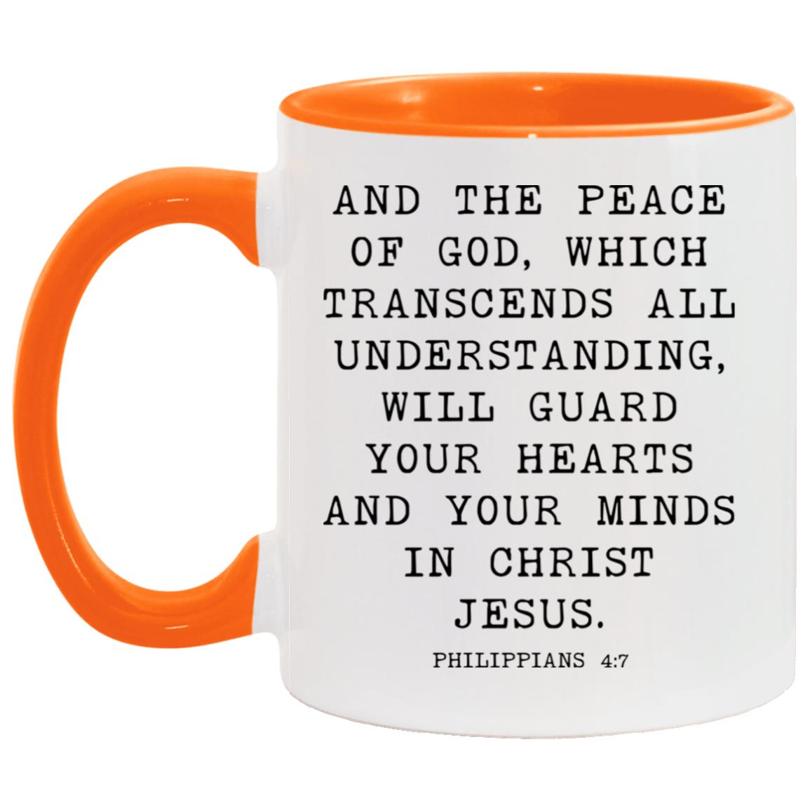 Peace of God Bible Verse coffee mug