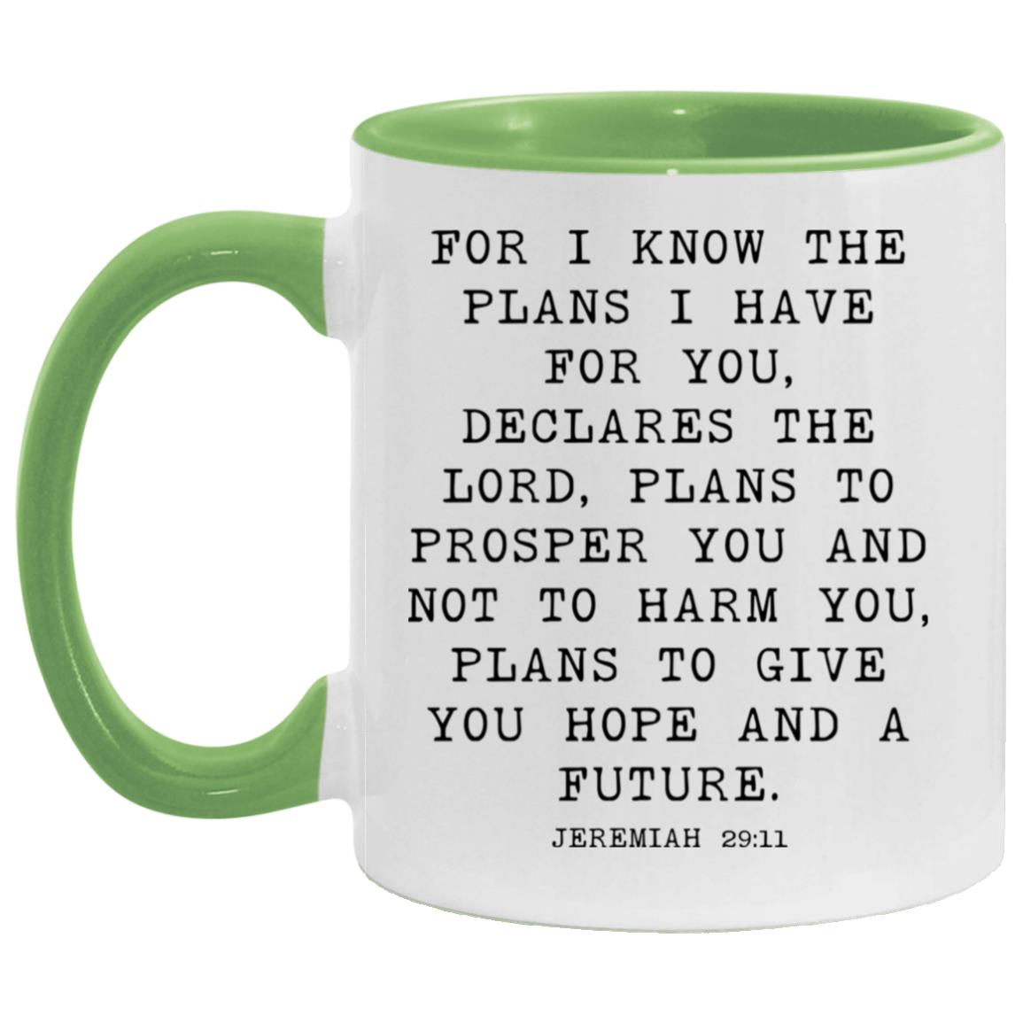 For I Know the Plans coffee mug