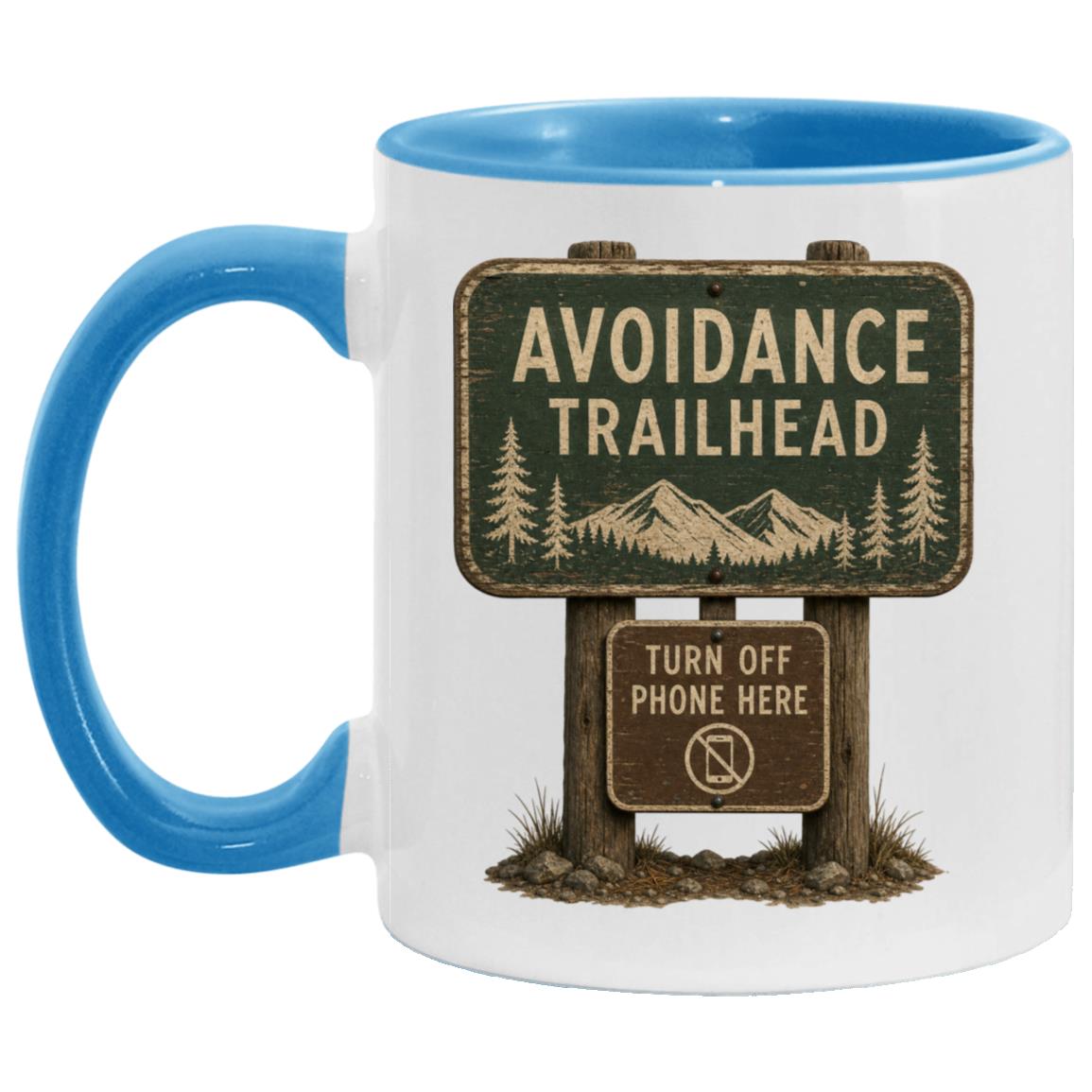 Avoidance Trailhead coffee mug
