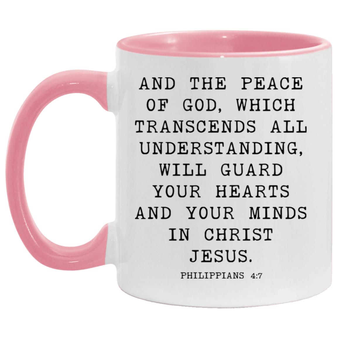 Peace of God Bible Verse coffee mug