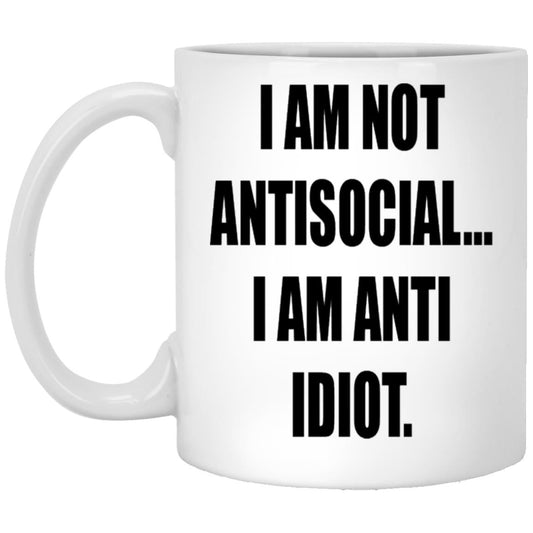 Funny introvert antisocial coffee mug