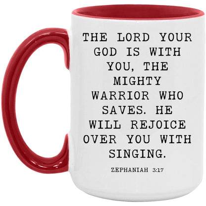 The Lord is With You Bible Verse coffee mug