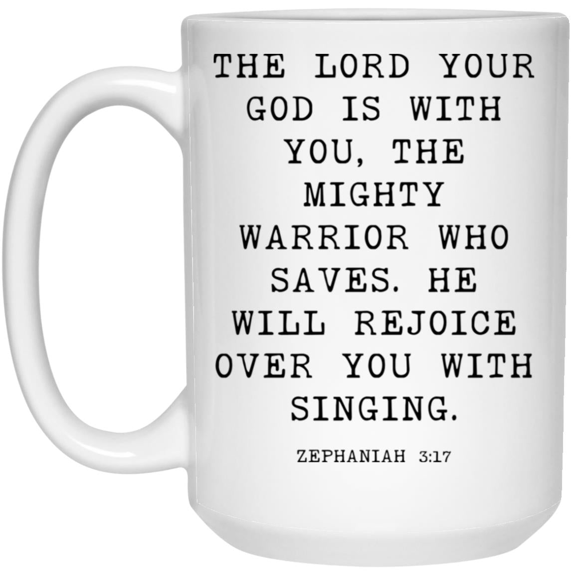 The Lord is With You Bible Verse coffee mug