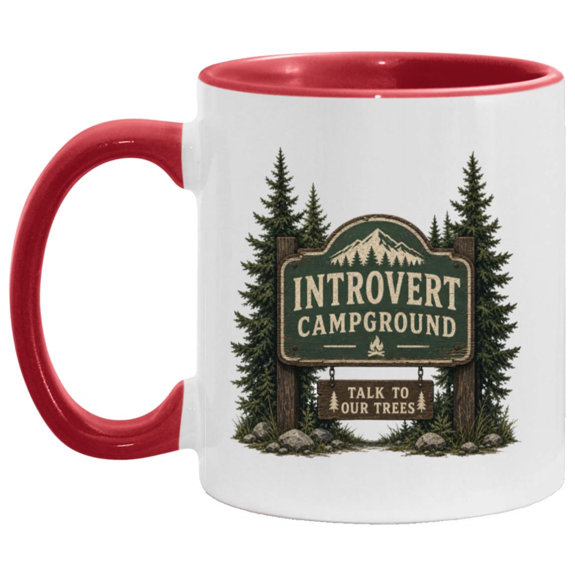 Introvert Campground coffee mug